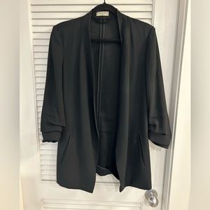 Babaton Black Power Blazer in size 12